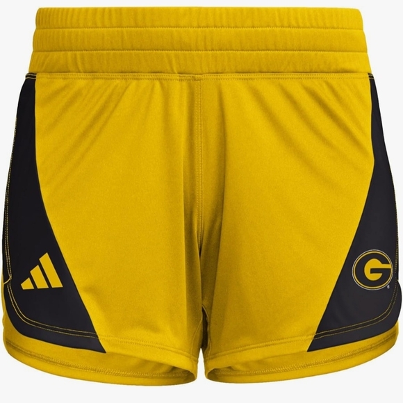 adidas Pants - Adidas Women's Gold and Black Athletic Shorts,  Grambling State university